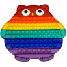 AA3712 POP IT Owl Великий, переливається, 30*30 см.